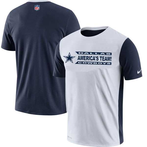 Dallas Cowboys Nike Performance NFL T-Shirt White,We sell and wholesale Dallas Cowboys Nike Performance NFL T-Shirt White on line form chian!